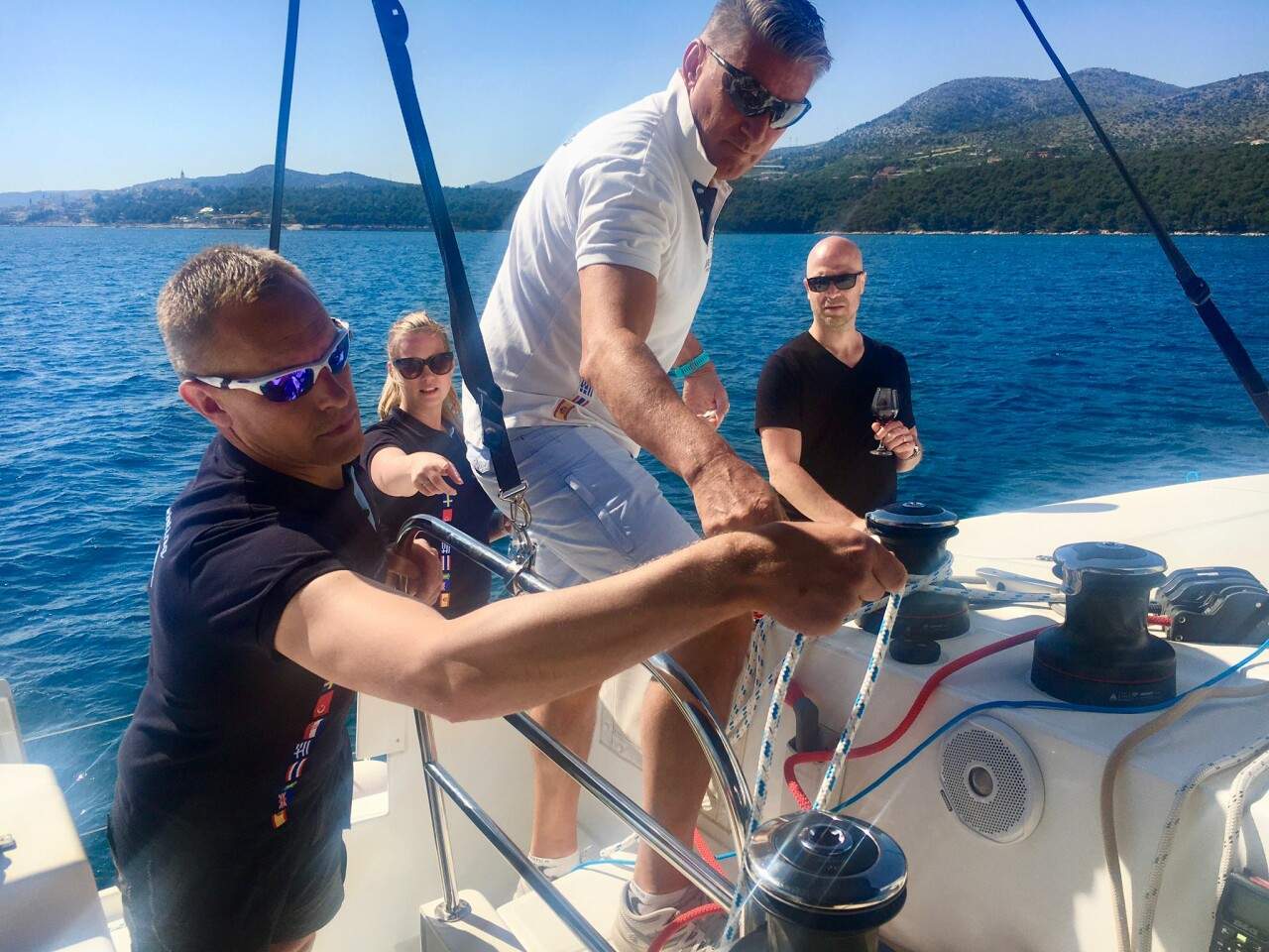 Un coup d'œil à l'intérieur : cours de manœuvre et essai en mer en Croatie