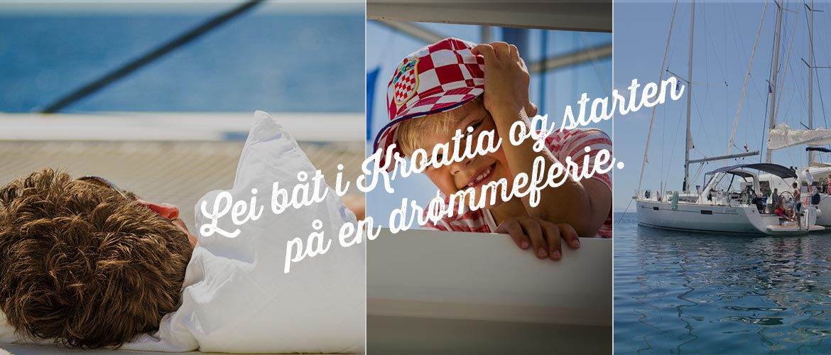 Lei av båt i Kroatia