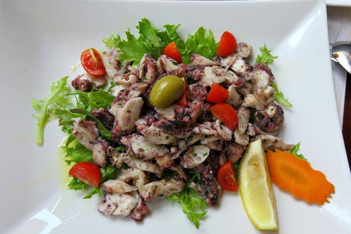 A traditional seafood dish in Croatia