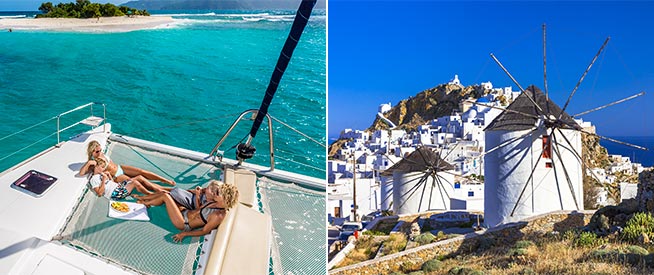 Croisière à la cabine en Grèce