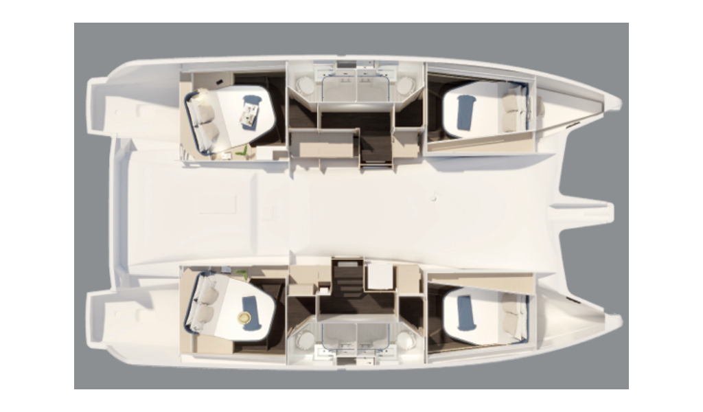 Fountaine Pajot FP 44 Quatuor ELECTRIC MANATEE 